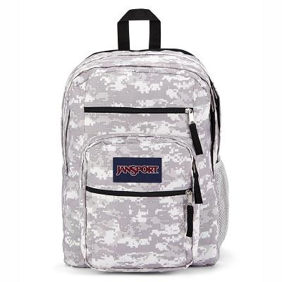 JanSport BIG STUDENT Laptop Backpacks Grey / Camo | Ireland_JS515