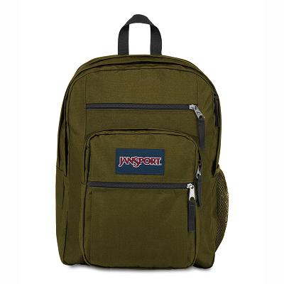 JanSport BIG STUDENT Laptop Backpacks Olive | Ireland_JS388