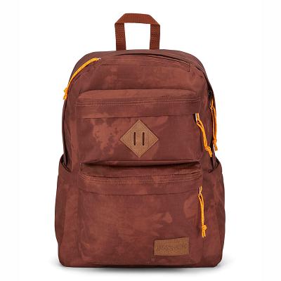 JanSport Double Break Laptop Backpacks Brown | Ireland_JS087