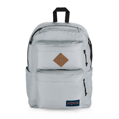 JanSport Double Break School Backpacks Grey | Ireland_JS040