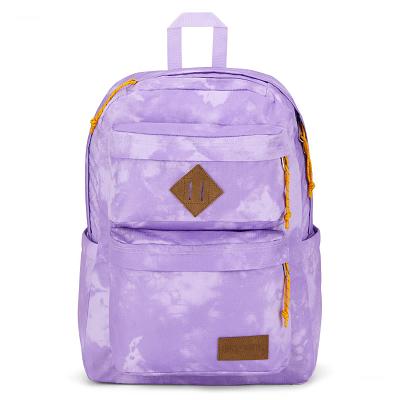 JanSport Double Break School Backpacks Purple | Ireland_JS029