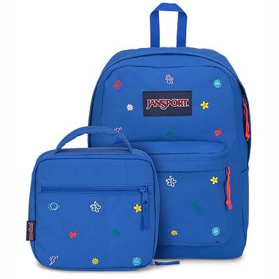 JanSport KIDCORE CHARMS BUNDLE School Backpacks Blue | Ireland_JS071