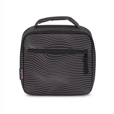 JanSport LUNCH BREAK Lunch Bags Black / White | Ireland_JS274