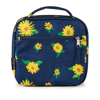 JanSport LUNCH BREAK Lunch Bags Navy / Yellow | Ireland_JS03B