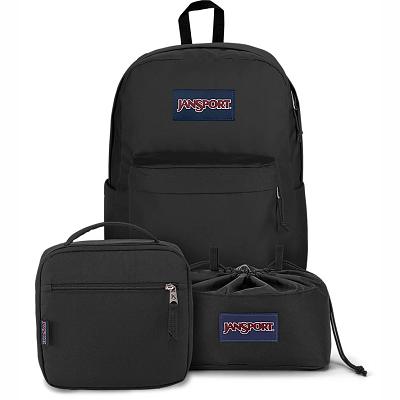 JanSport MIDNIGHT BUNDLE School Backpacks Black | Ireland_JS402