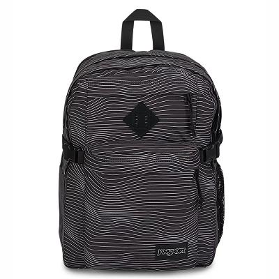 JanSport Main Campus School Backpacks Black | Ireland_JS176