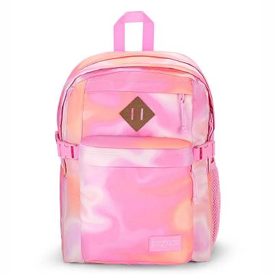 JanSport Main Campus School Backpacks Pink | Ireland_JS450