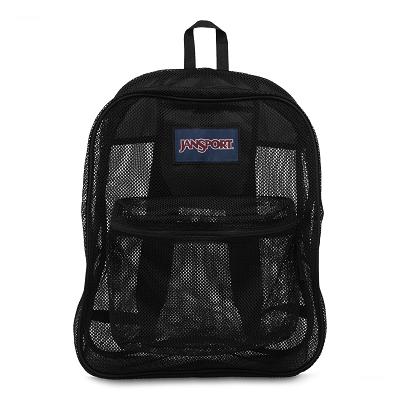 JanSport Mesh Pack School Backpacks Black | Ireland_JS277