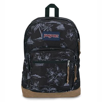 JanSport Right Pack Laptop Backpacks Black | Ireland_JS093