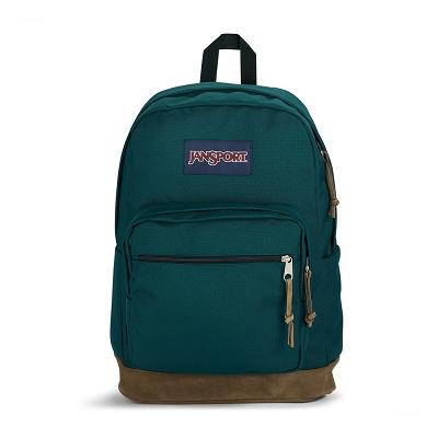 JanSport Right Pack School Backpacks Deep Green | Ireland_JS495