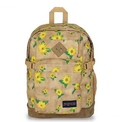 JanSport SUEDE CAMPUS Laptop Backpacks Khaki | Ireland_JS152