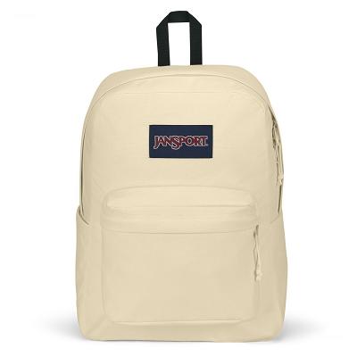 JanSport SuperBreak® Plus Laptop Backpacks Beige | Ireland_JS207