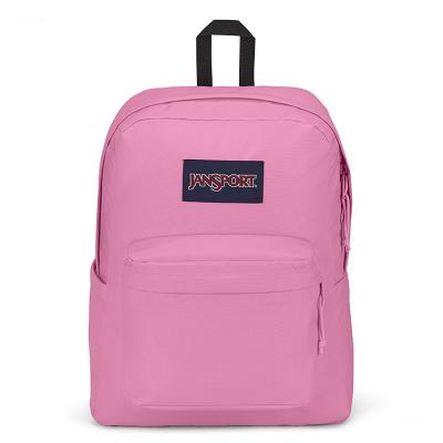 JanSport SuperBreak® Plus Laptop Backpacks Pink | Ireland_JS291