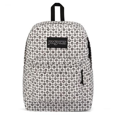 JanSport SuperBreak® Plus Laptop Backpacks White / Black | Ireland_JS513