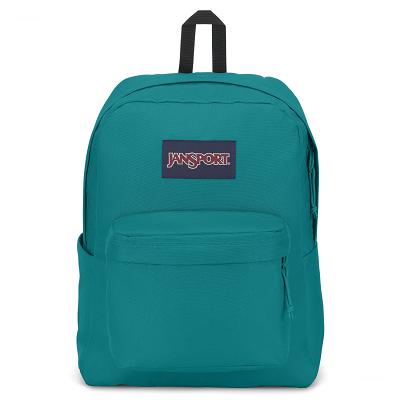 JanSport SuperBreak® Plus School Backpacks Turquoise | Ireland_JS0A10