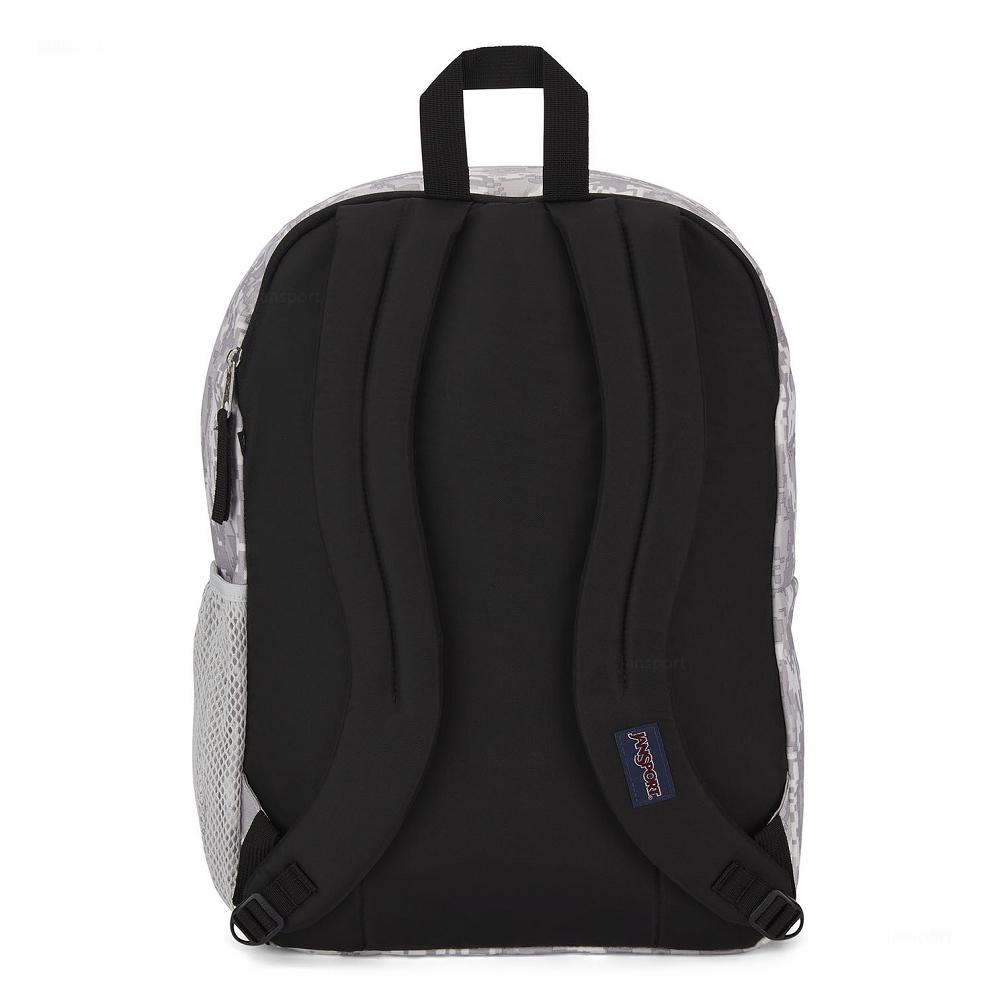 JanSport BIG STUDENT Laptop Backpacks Grey / Camo | Ireland_JS515