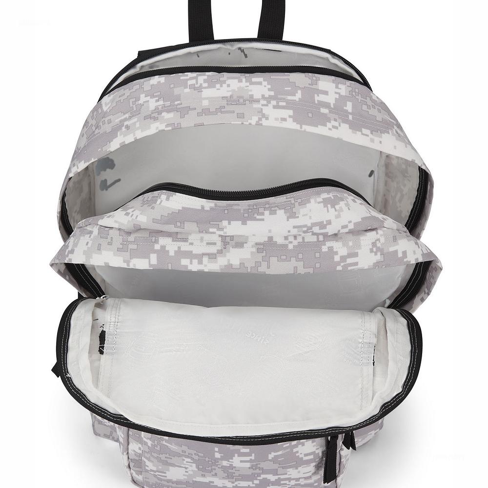 JanSport BIG STUDENT Laptop Backpacks Grey / Camo | Ireland_JS515