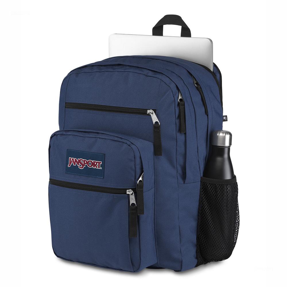 JanSport BIG STUDENT Laptop Backpacks Navy | Ireland_JS556