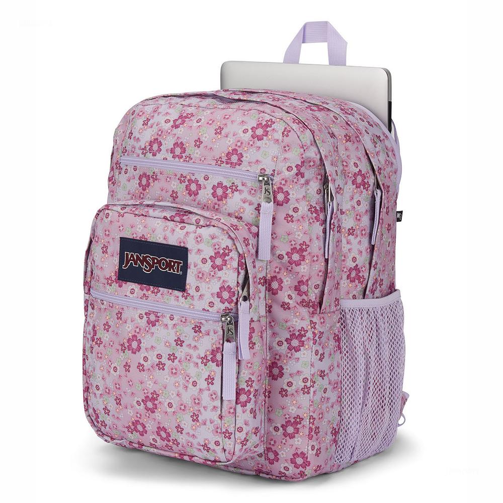 JanSport BIG STUDENT Laptop Backpacks Pink | Ireland_JS129