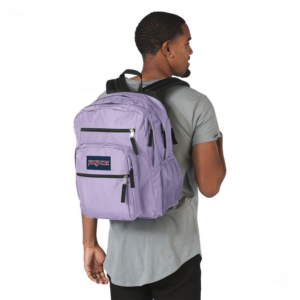 JanSport BIG STUDENT Laptop Backpacks Purple | Ireland_JS049