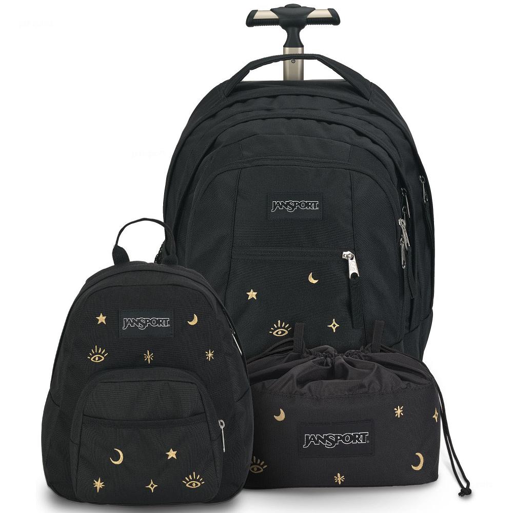 JanSport Bundle School Backpacks Black | Ireland_JS448