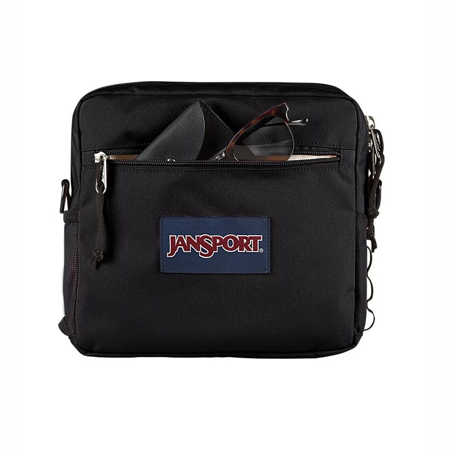 JanSport CENTRAL ADAPTIVE Crossbody Bags Black | Ireland_JS030