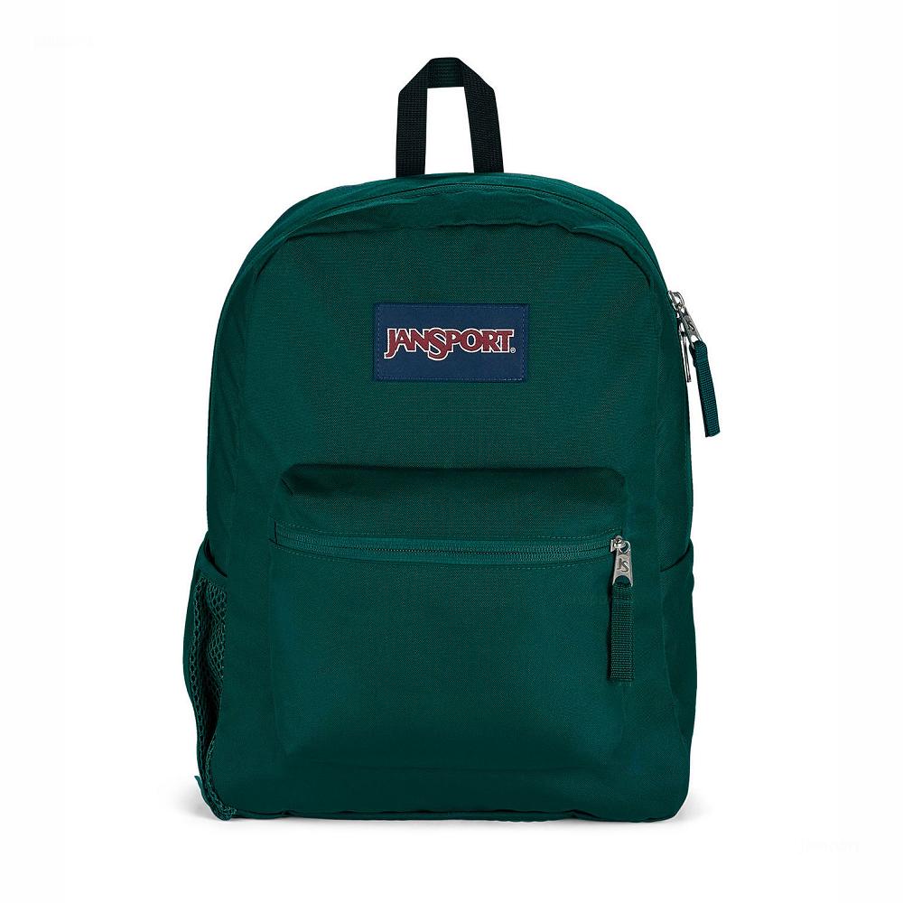 JanSport CROSS TOWN School Backpacks Green | Ireland_JS372