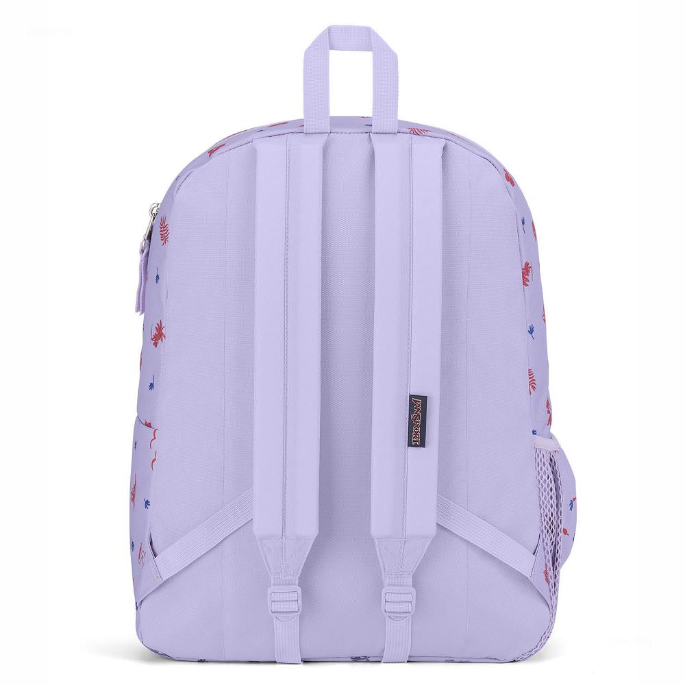 JanSport CROSS TOWN School Backpacks Light Purple | Ireland_JS511