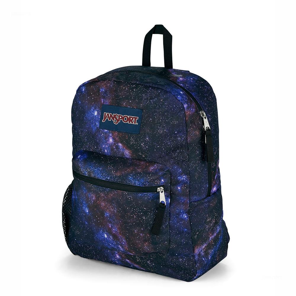 JanSport CROSS TOWN School Backpacks Navy | Ireland_JS436