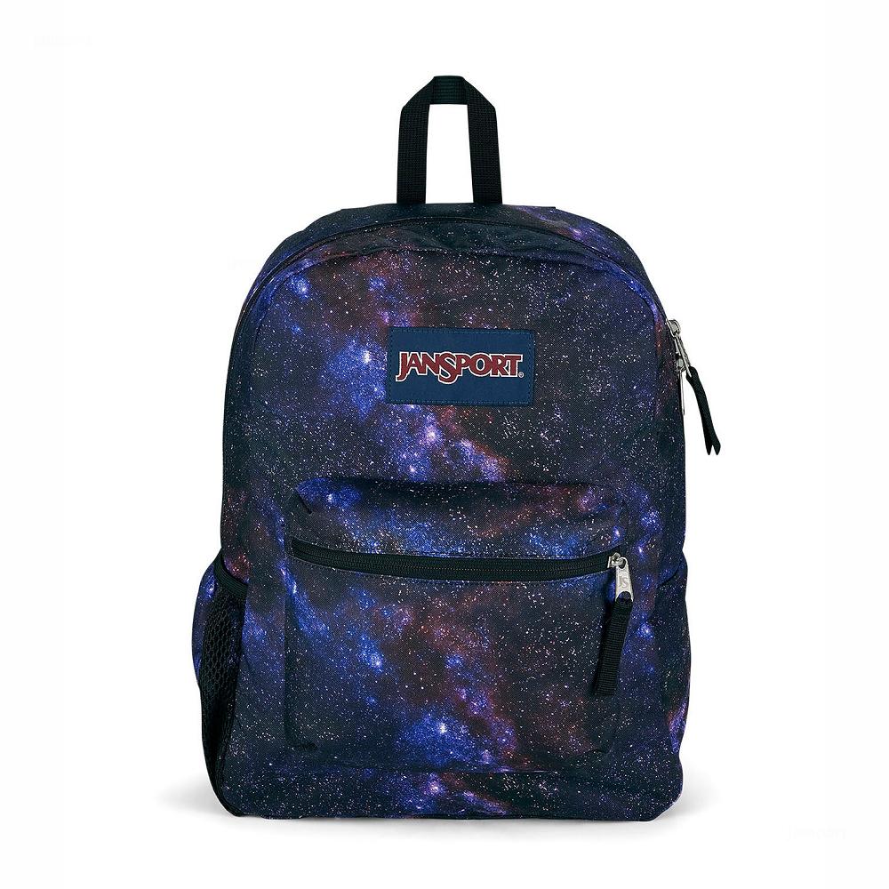 JanSport CROSS TOWN School Backpacks Navy | Ireland_JS436