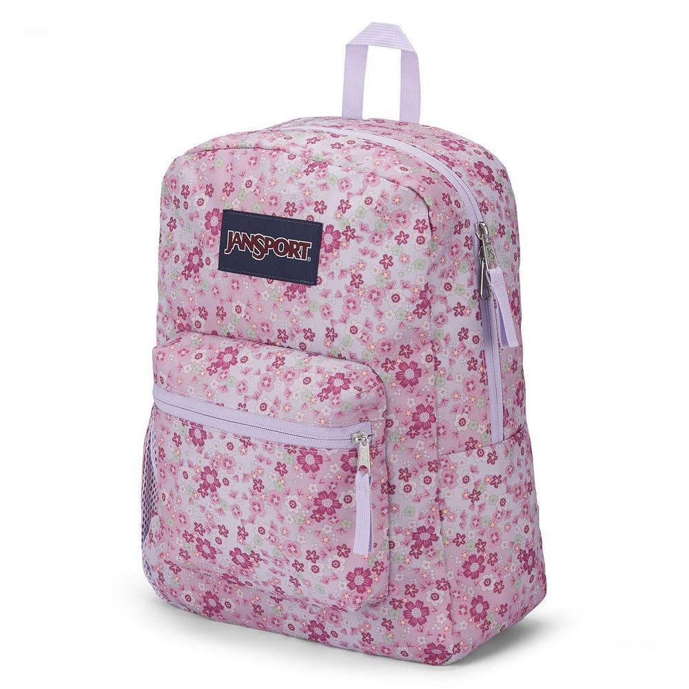 JanSport CROSS TOWN School Backpacks Pink | Ireland_JS215