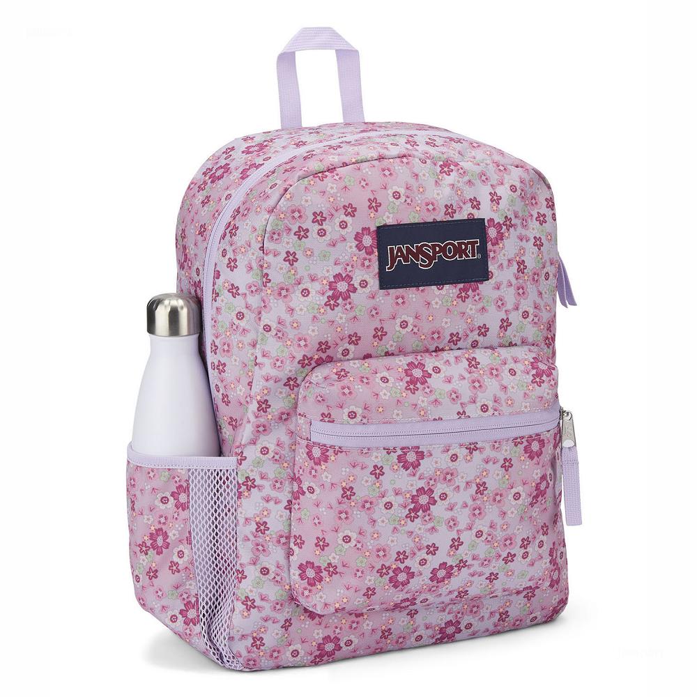 JanSport CROSS TOWN School Backpacks Pink | Ireland_JS215