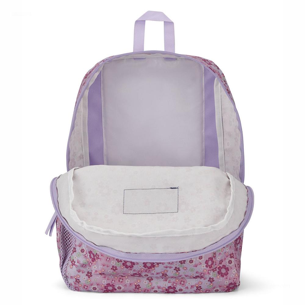 JanSport CROSS TOWN School Backpacks Pink | Ireland_JS215