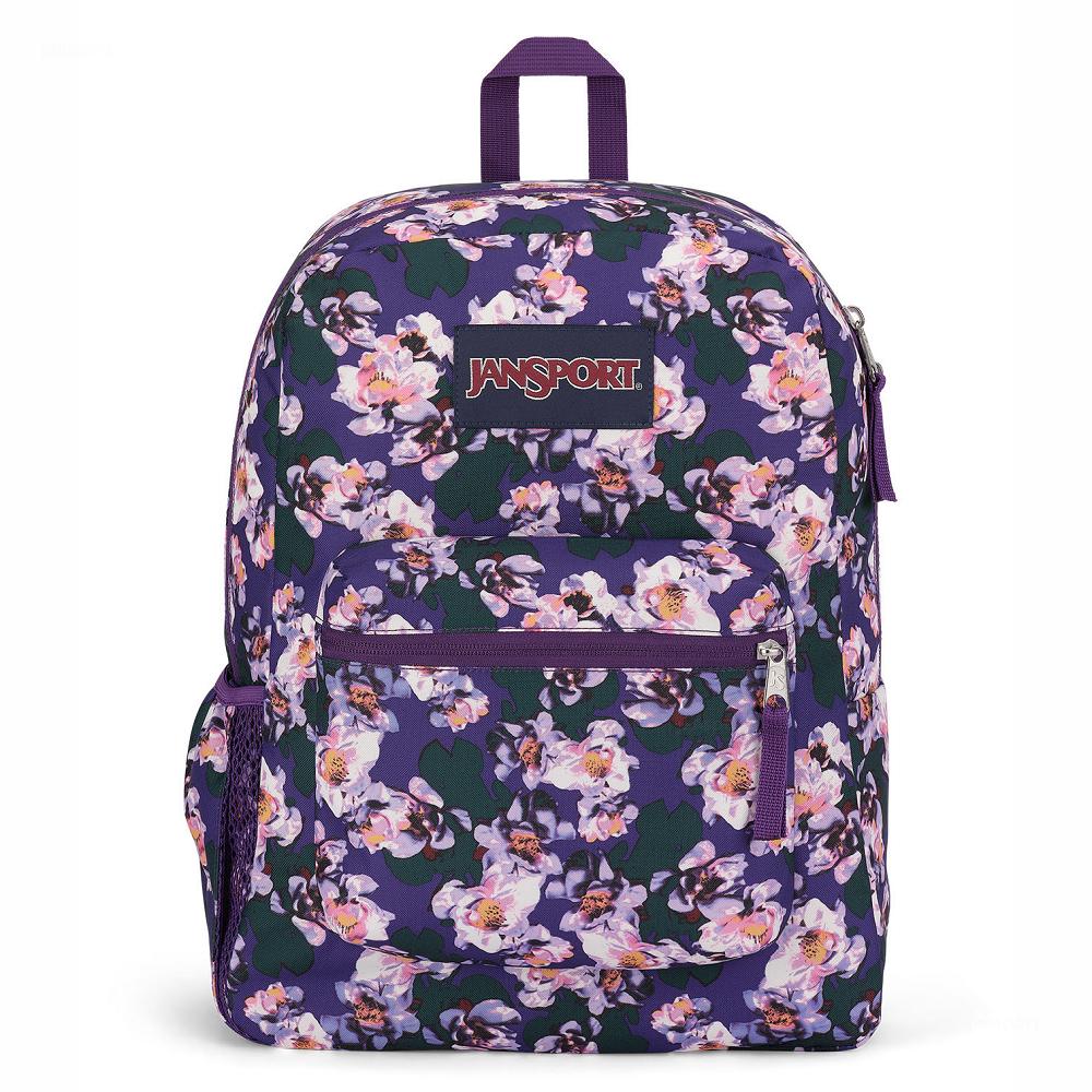 JanSport CROSS TOWN School Backpacks Purple | Ireland_JS394