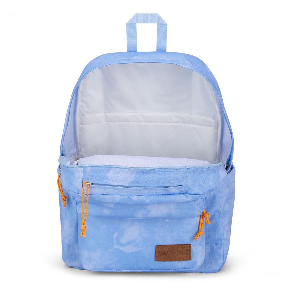 JanSport Double Break Laptop Backpacks Blue | Ireland_JS596