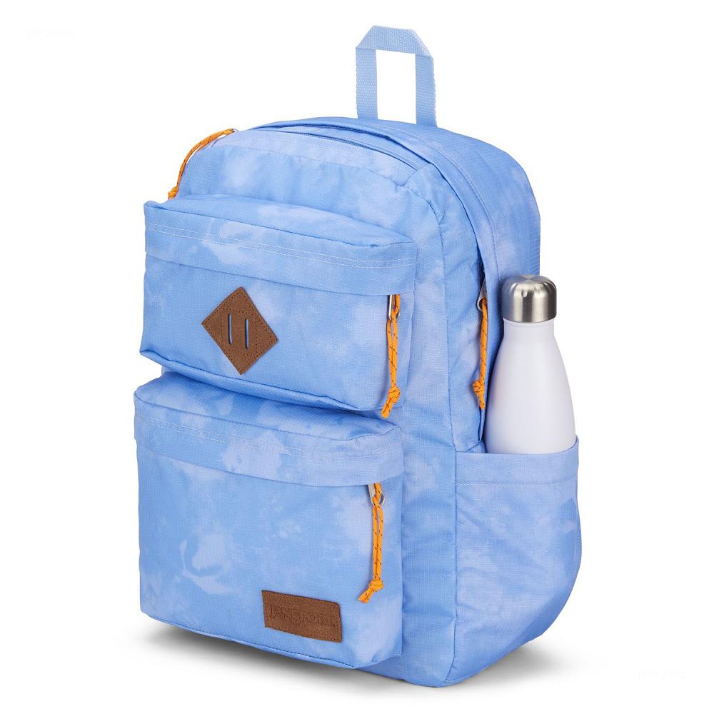 JanSport Double Break Laptop Backpacks Blue | Ireland_JS596