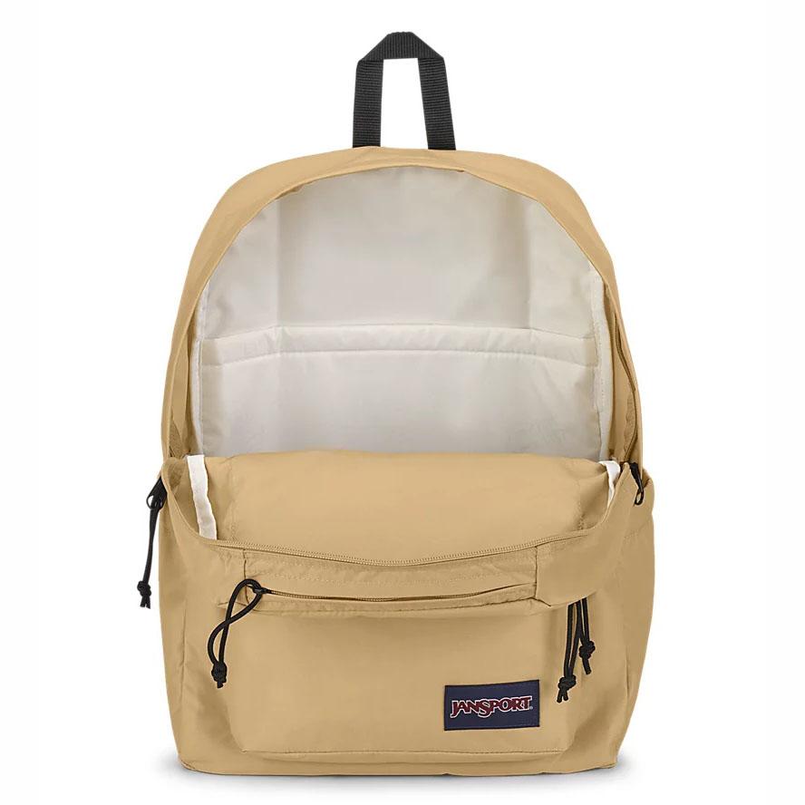 JanSport Double Break Laptop Backpacks Khaki | Ireland_JS452