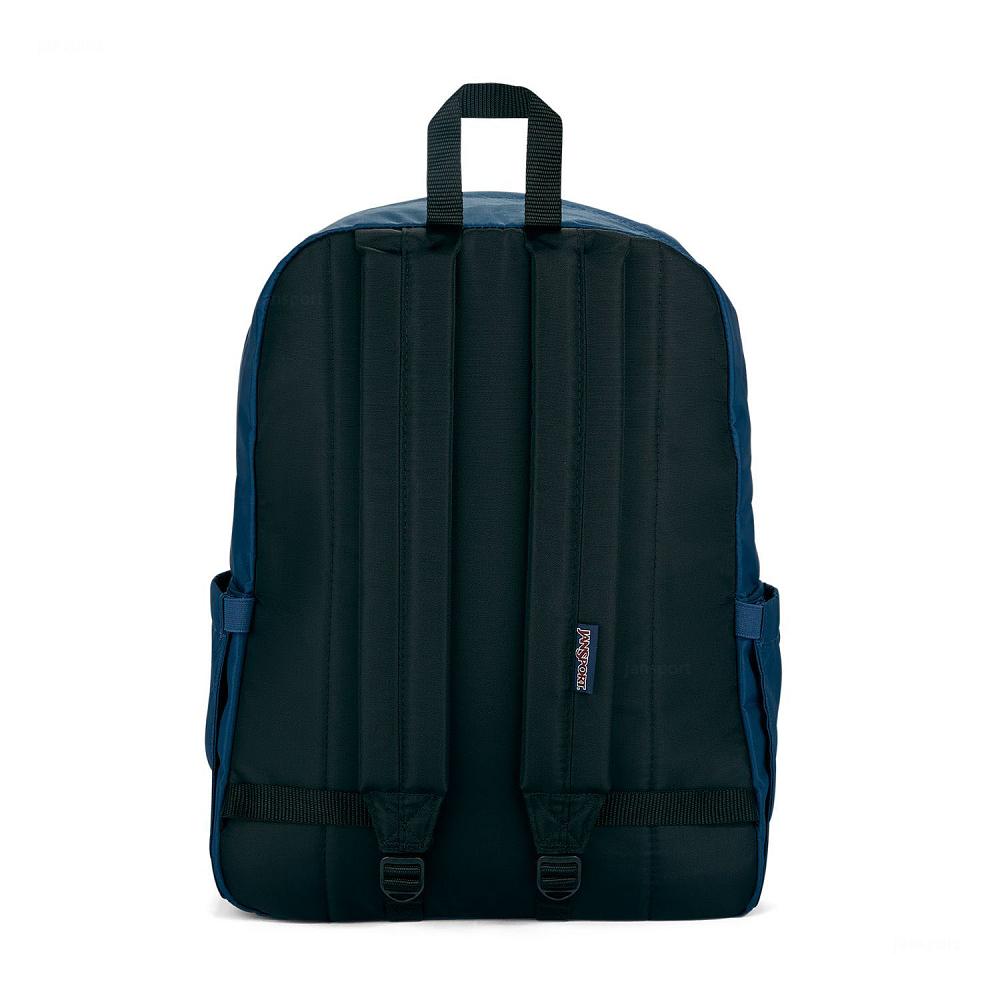 JanSport Double Break Laptop Backpacks Navy | Ireland_JS118