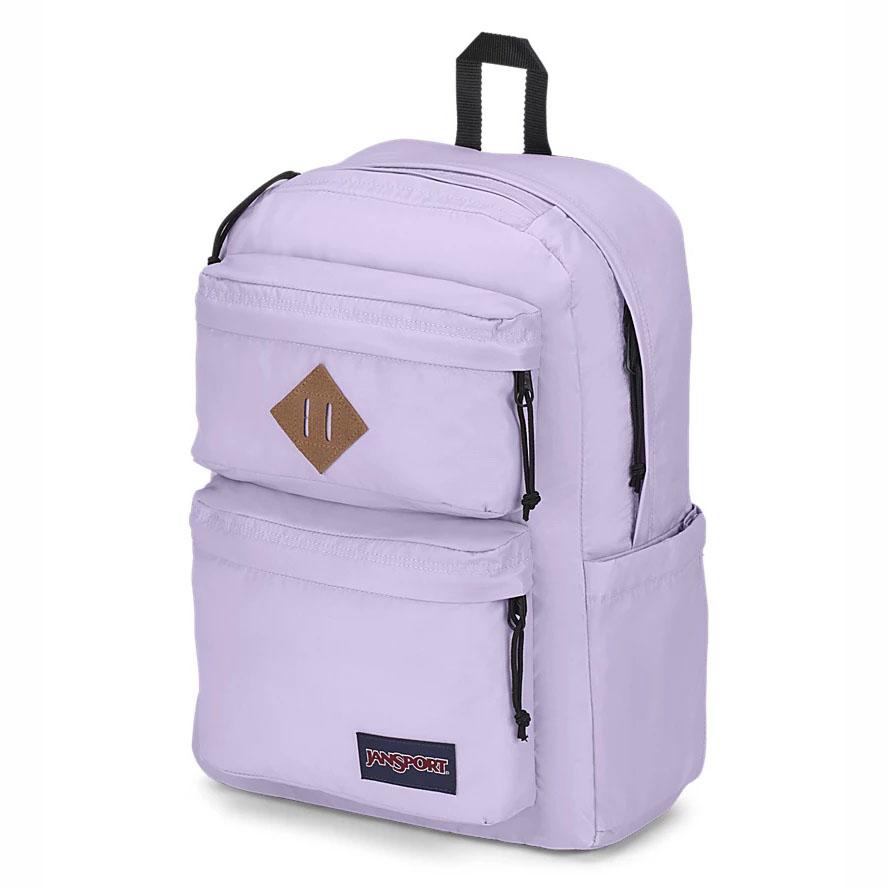 JanSport Double Break Laptop Backpacks Purple | Ireland_JS138