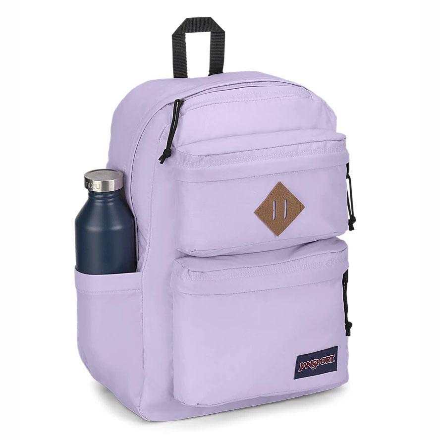 JanSport Double Break Laptop Backpacks Purple | Ireland_JS138