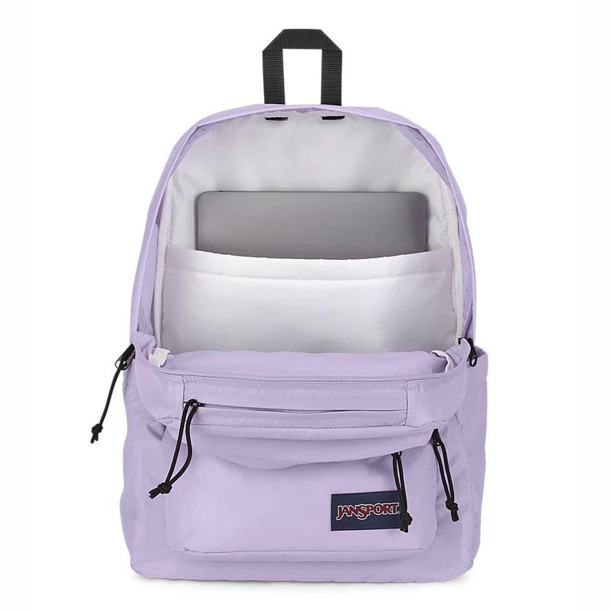 JanSport Double Break Laptop Backpacks Purple | Ireland_JS138