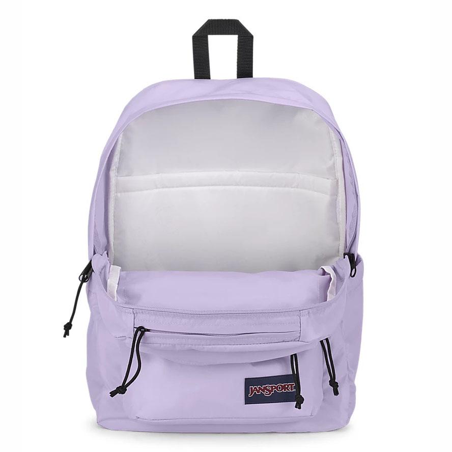 JanSport Double Break Laptop Backpacks Purple | Ireland_JS138