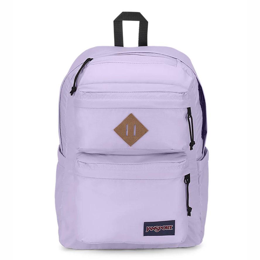 JanSport Double Break Laptop Backpacks Purple | Ireland_JS138