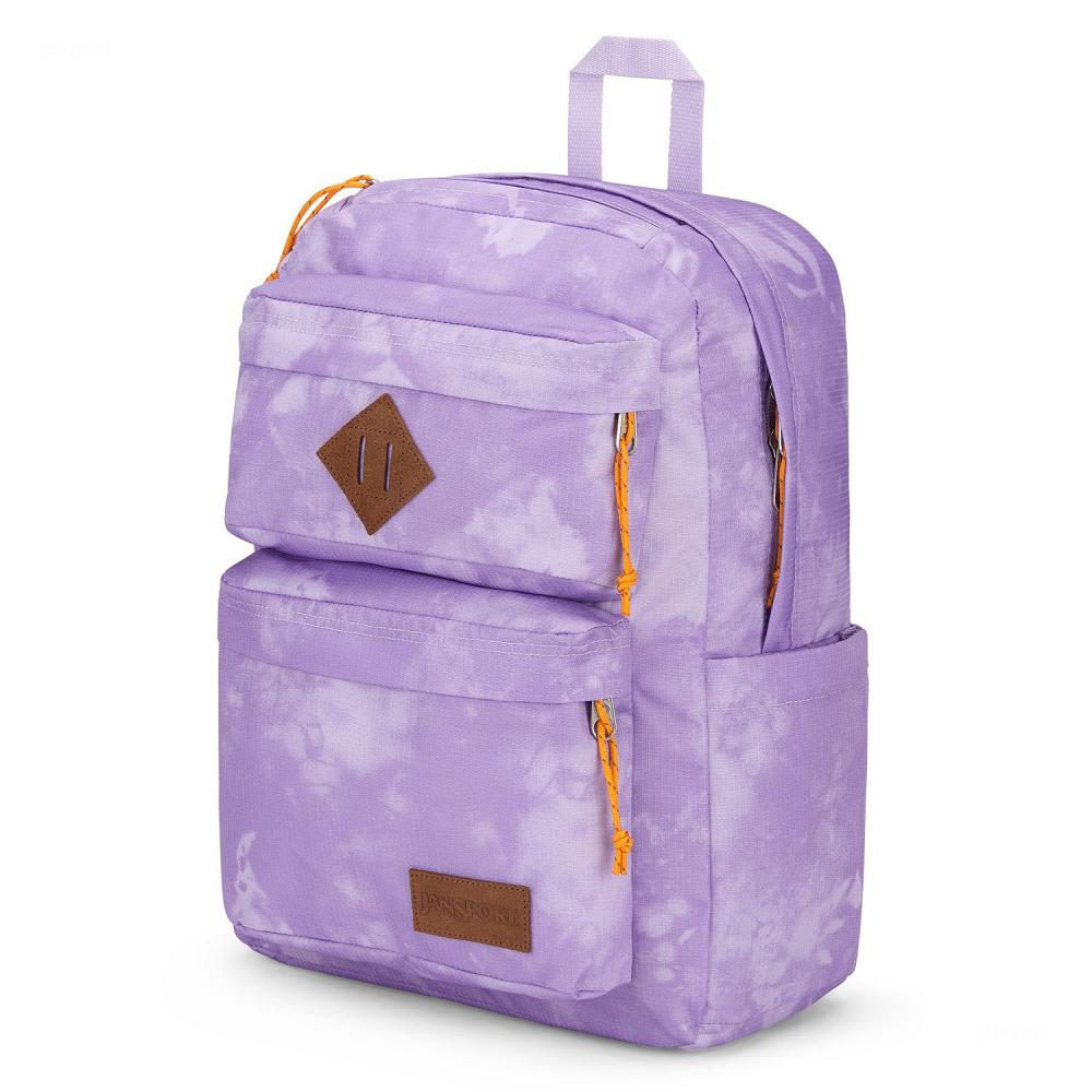 JanSport Double Break Laptop Backpacks Purple | Ireland_JS572