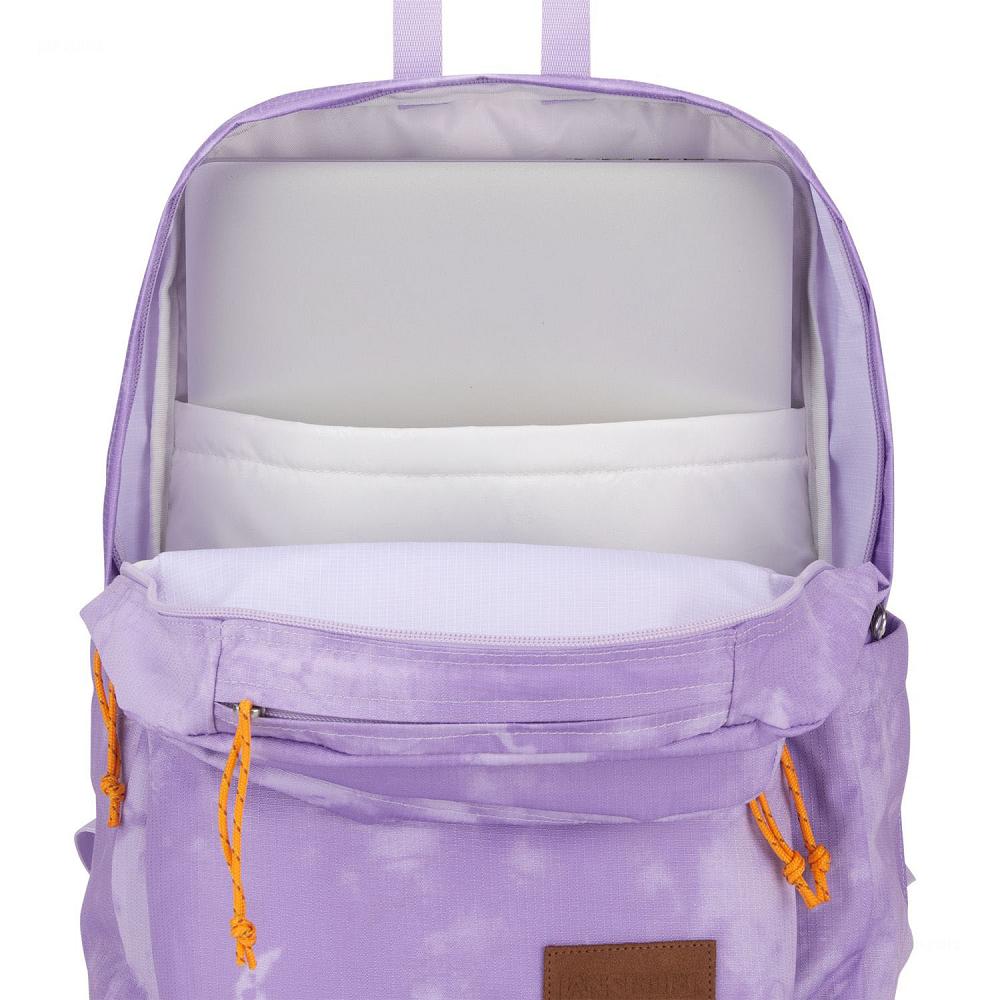 JanSport Double Break Laptop Backpacks Purple | Ireland_JS572