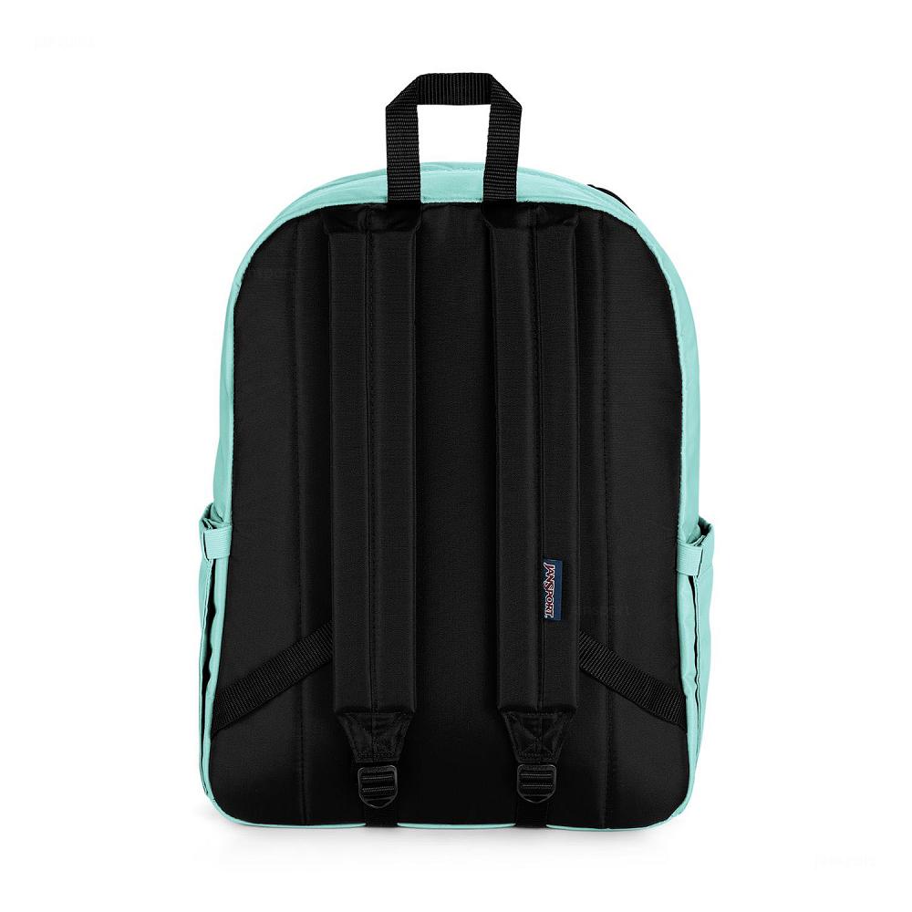 JanSport Double Break Laptop Backpacks Turquoise | Ireland_JS069