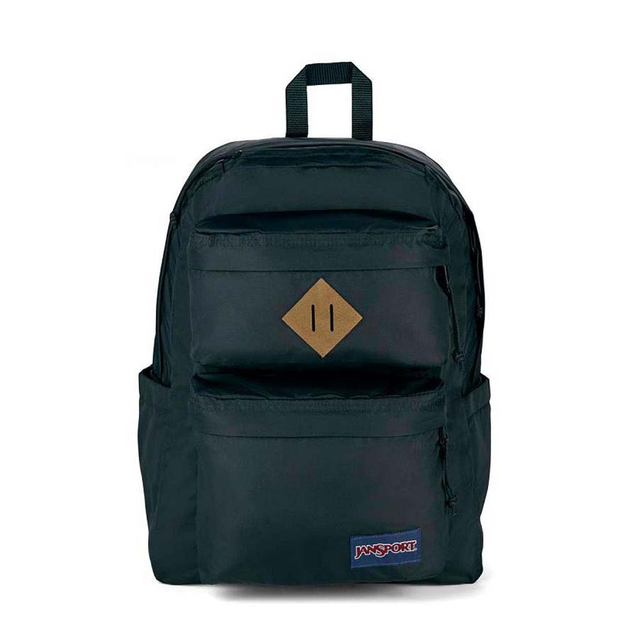 JanSport Double Break School Backpacks Black | Ireland_JS296