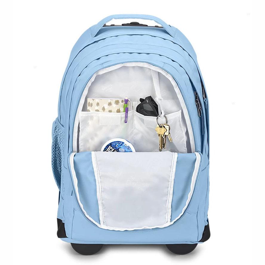 JanSport Driver 8 Rolling Backpacks Blue | Ireland_JS594