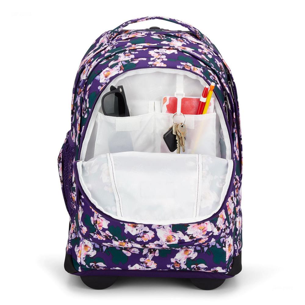 JanSport Driver 8 Rolling Backpacks Purple | Ireland_JS487