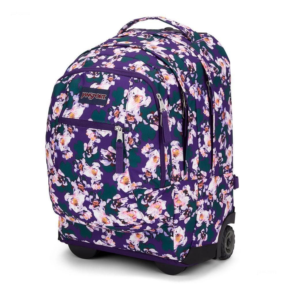 JanSport Driver 8 Rolling Backpacks Purple | Ireland_JS487